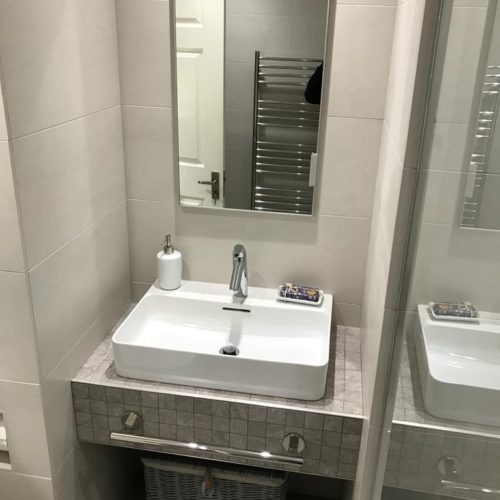 Modern Grey Shower Room