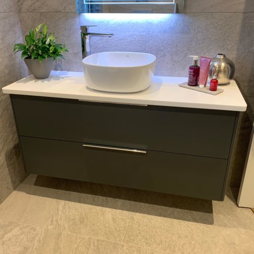 Large Walk in Shower room with Large Basin Unit