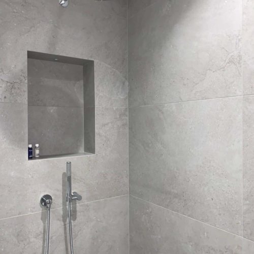 Modern Wetroom with Large Walk in Shower