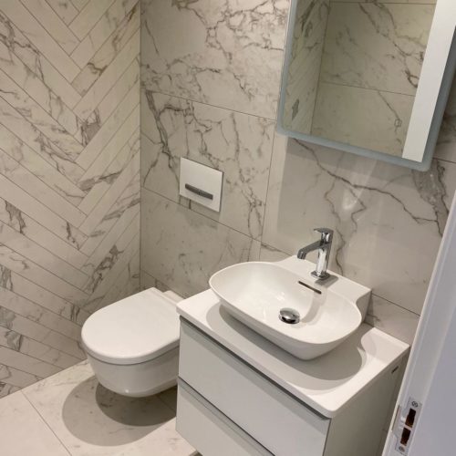 Small Marble Cloakroom