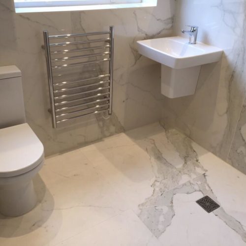 Small Marble Wetroom