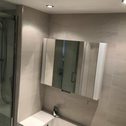 Walk in Shower with Fitted Furniture