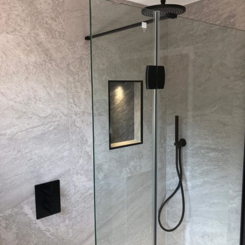 Small Bathroom with Walk in Shower